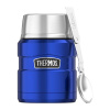 Thermos Style - termoska na jedlo so skladacou lyžicou a šálkou 470 ml - modrá Veľkosť: ks