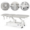 Habys Terapeutický stôl Fortis 5 Ergo s ručným ovládaním svetle sivý k729