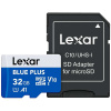 Lexar microSDHC Blue Plus UHS-I 32GB s SD adaptérem LMSBLPL032G-BNANG