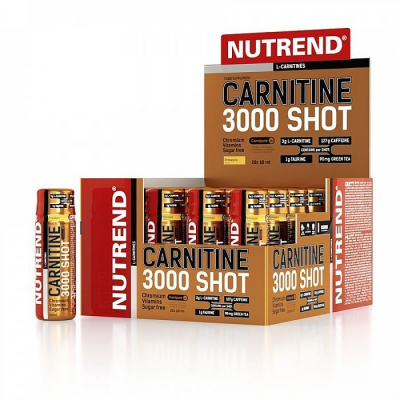 Nutrend Carnitine 3000 Shot - 20 x 60ml jahoda