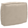 vidaXL Vankúš na vonkajšie sedenie Taupe Polyester 50 x 40 x 12 cm