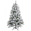Stromček MagicHome Vianoce Harry, jedľa zasnežená, 150 cm