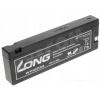 Olovený akumulátor Long Long WP1223A 12V 2.1Ah 25,2Wh pre profesionálne videokamery a defibrilátory