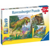 Ravensburger Dinosauři a čas 3 x 49 dielov