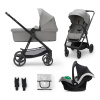 Kinderkraft 3in1 NEWLY moonlight grey + MINK PRO 2023