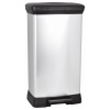 Odpadkový kôš Curver Deco Bin 50 l strieborný
