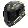 Prilba Scorpion EXO-GT SP AIR AUGUSTA Matt Black Grey Neon Yellow Veľkosť: S (55-56 cm)