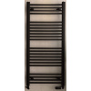 Zehnder Puk - Radiátor 1000x400 mm, pre teplovodnú alebo kombinovanú prevádzku, čierna matná PUKB-100-040