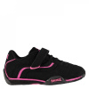 Lonsdale Camden Trainers Childrens Black/Cerise 2 (34)