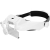 Náhlavná lupa so zväčšovacími sklami 1.5X/2X/8X/11.5X, MAGNIFIER MG81000S