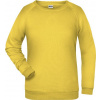 DAIBER JN 793 / Dámska raglánová mikina - yellow M