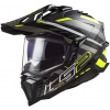 LS2 prilba EXPLORER CARBON MX701 Edge black/hi-vis yellow - XXL