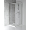 Aqualine AGGA štvorcová sprchová zástena 800x800mm, číre sklo HLF808Y