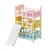 Sylvanian family Nábytok - trojposchodová posteľ so šmykľavkou