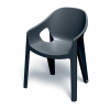 Prosperplast Stolička - PREMO SEVEN 630x560x825 mm Farba: CARBON antracitová