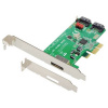 Dawicontrol DC-610E RAID 3 porty karta PCI-Express SATA PCIe x1; DC-610E BLISTER