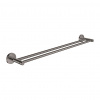Grohe Essentials - Dvojramenný držiak pre uteráky, Hard Graphite 40802A01