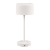 Biela LED stmievateľná stolová lampa (výška 30 cm) Jeff – Trio