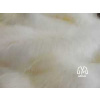 Kožešina umělá, bílá, Ivory, vlas 50 mm metráž