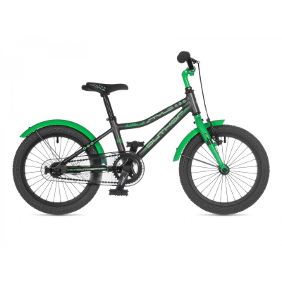 Detský bicykel Author Stylo 16" 2023 9" sivá-matná/zelená