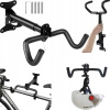 Nástenný vešiak na bicykel SATIS 30 kg, čierny