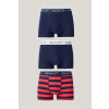 SPODNÁ BIELIZEŇ GANT STRIPE TRUNK 3-PACK EVENING BLUE