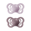 BIBS Couture ortodontické cumlíky zo silikónu 2ks - Dusky Lilac / Heather - 1 (0–6 mesiacov)