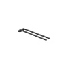 Ravak 10° black Držiak na uteráky 42cm otočný TD 340.20, Čierna matná X07P564