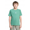 Detské tričko adidas zelená farba, s potlačou, JM4323 128
