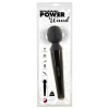 You2Toys Power Wand - nabíjateľný masážny vibrátor (čierny)