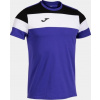 Joma Dres CREW IV COTTON T-SHIRT PURPLE-BLACK S/S Veľkosť: 5XS