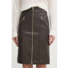 Kožená sukňa Joop! 80000701 hnedá 36