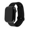 Sada silikónových remienkov FIXED Silicone Sporty Strap pre Apple Watch 42/44/45 mm, čierna