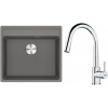 Set Franke G254ŠK (dřez MRG 610-52 RTL Šedý kámen + baterie FS 3229.031 LINA NEW Chrom) 114.0700.705