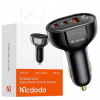 MCDODO VÝKONNÁ RÝCHLA NABÍJAČKA AUTOMOBILOVÁ MERAČKA 3X USB USB-C 128W LED