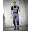 ARDON Nohavice s náprsenkou ARDON®4Xstretch® sivá Veľkosť: 48