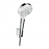 Hansgrohe Crometta, sprchový set 100 Vario s hadicou 1600 mm, biela/chrómová, HAN-26692400