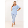 DÁMSKE PYŽAMO 736 BIG W/26 Modrá 2XL