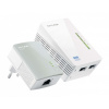 TP-LINK TP-Link TL-WPA4220 KIT sieťový adaptér PowerLine 300 Mbit/s Ethernet / LAN pripojenie Wi-Fi Biela 1 kusov (TL-WPA4220 KIT)