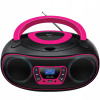 DENVER BLUETOOTH CD USB RÁDIO PREHRÁVAČ TDB-212P PINK