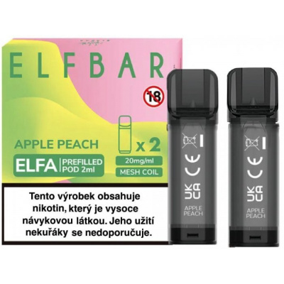 Elf Bar ELFA Pods cartridge 2Pack - Apple Peach 2pack Apple Peach