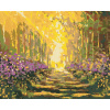 Maľovanie podľa čísel Letná prechádzka lesom, 40x50 cm, bez rámu a bez vypnutia plátna (6045060)