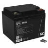 Green Cell AGM VRLA 12V 44Ah maintenance-free battery for mower, scooter, boat, wheelchair