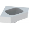 Geberit iCon umývadlo 46x33 cm rohový klasické umývadlo biela 124730000