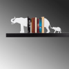 Metal Bookend Kitap tutucu 1 - White