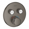 Grohe Termostat pre skrytú inštaláciu s 2 ventilmi, kartáčovaný tvrdý grafit 29119AL0