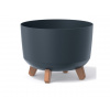 Prosperplast Květináč GRACIA STANDARD 23,5 cm antracit