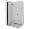 Mexen Lima sprchovací kút 80x70 cm, priehľadná, čierna, 856-080-070-70-00