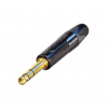 NEUTRIK NP3X-B, káblovy samec Jack stereo 6,3mm, gold