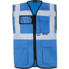 KORNTEX HI-VIS KXMF BERLIN / Reflexná multifunkčná vesta - blue 4XL